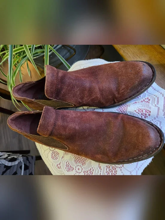 👞 Børn Suede Chelsea Ankle Booties 👢 - Picture 5 of 16